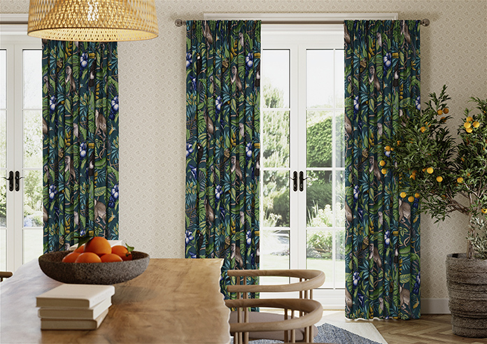 Rain Forest, Lagoon - Made to Measure Curtains - Image 3